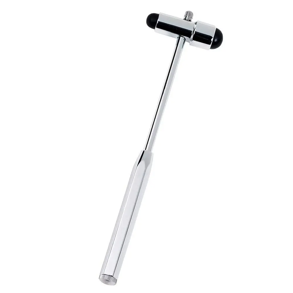 Neurological Reflex Testing Hammer with Needle and Brush (Black)