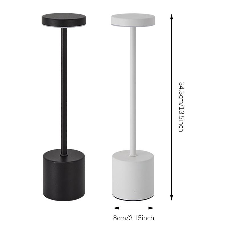 Wireless LED Touch Sensor Dimming Table Lamp Adjustable Rechargeable LED Lights for Bedroom Bedside Desk Creative Ambient Night Light Christmas Gift
