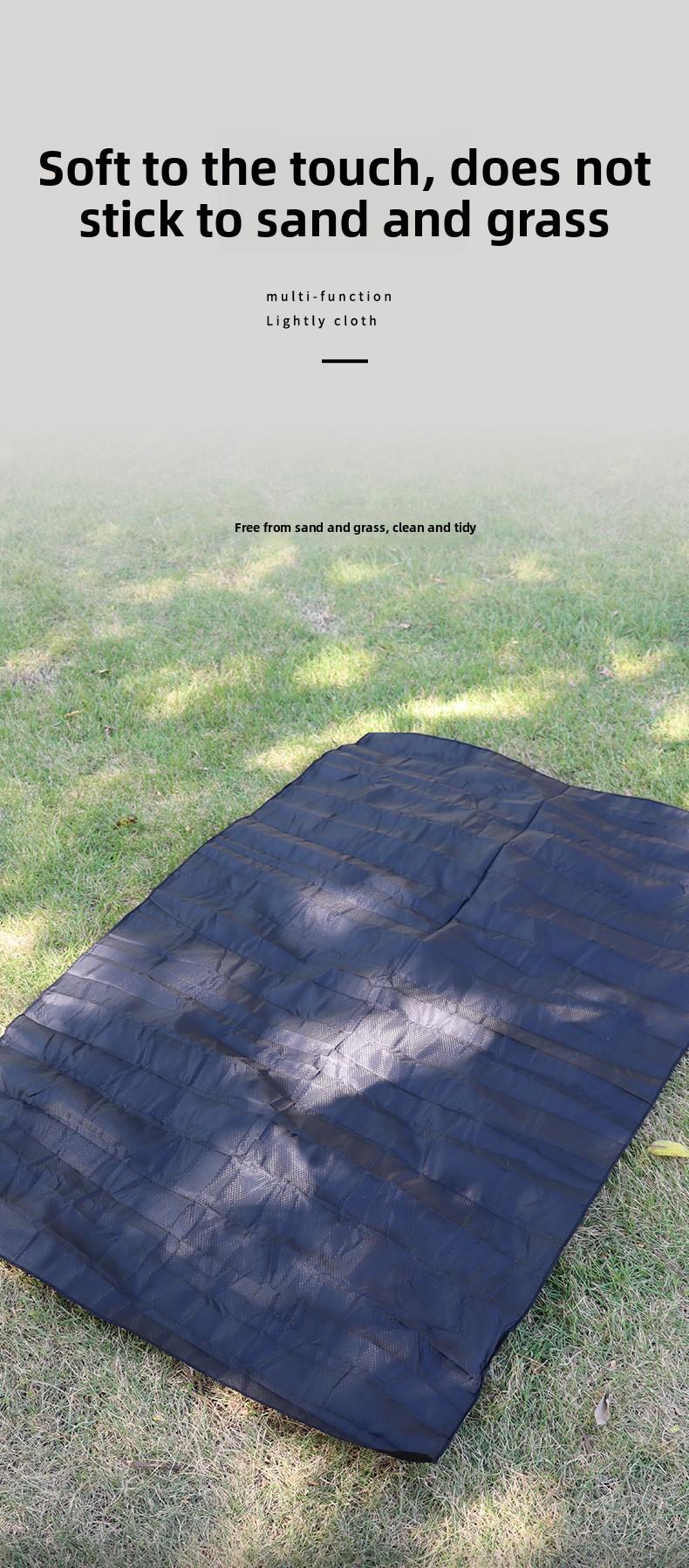 Ultra Thin Pocket Picnic Mat, Waterproof Sandproof Beach Blanket, Lightweight Foldable Portable Moisture Proof Mat for Beach