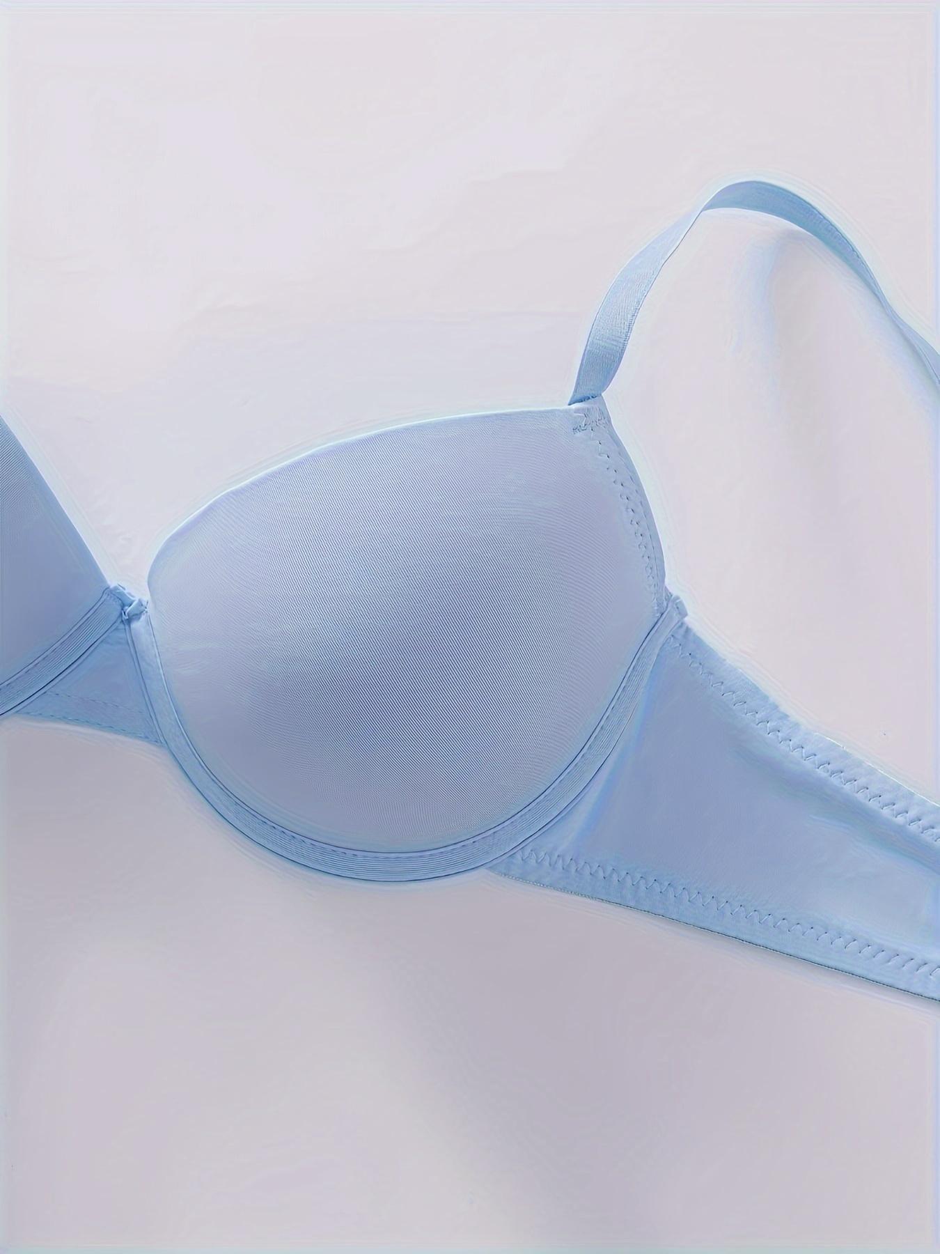 Women's Underwire Bra Set, Medium Support, Casual Fitted Design, Adjustable Buckle Closure, All Season Comfort, Daily Wear Essentials