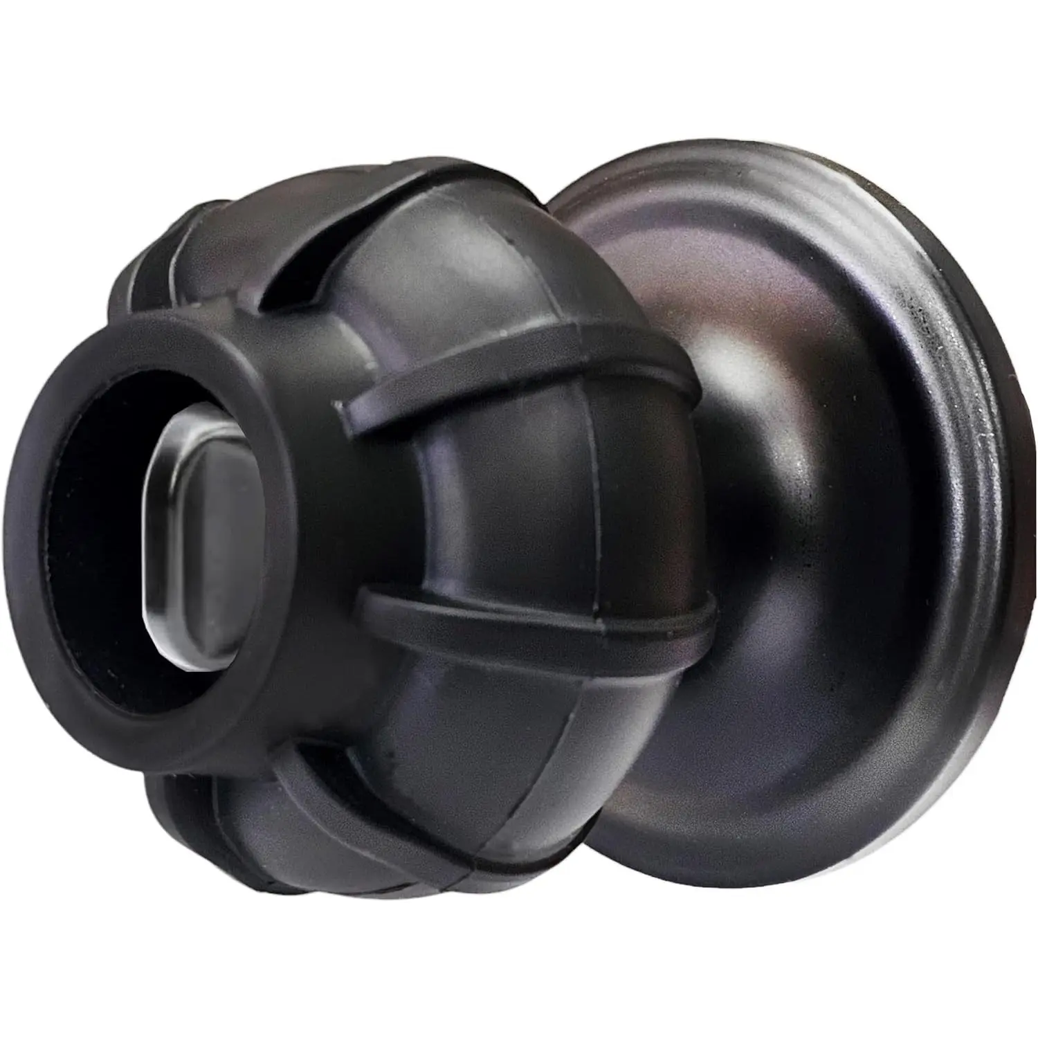 |Door Handle Grip Doorstop Knob Stopper , Single Pack,  Door Knob Grips  Size Protects Walls from  and  (Black)