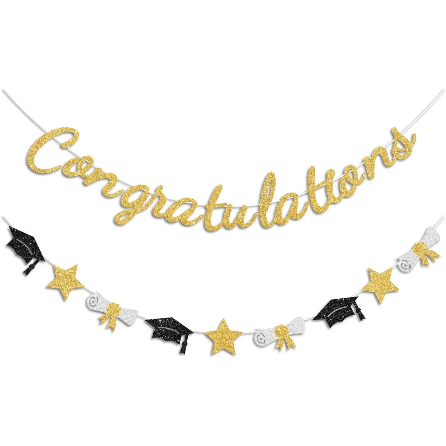 Congratulations Banner  Graduation Decorations Class of 2026 Prestrung Congrats Grad Banner for Middle School High School College Graduate Party Decorations