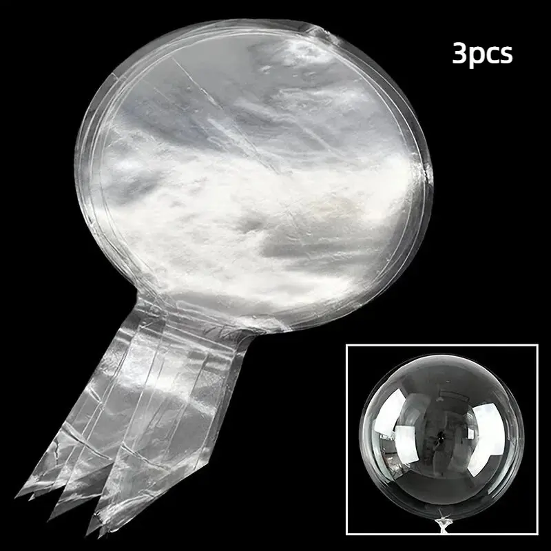 Transparent Bubble Balls 10-36 Inches, Hollow Fillable Balloons, Helium Inflatable Balloons, Party Decorations for Weddings, Birthdays, Valentine's Day