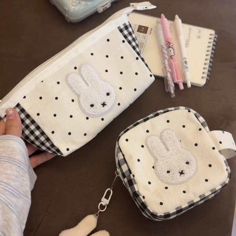 Miffy Series Fashion Bag Creativity Camera Storage Bag Cartoon Change Purse Portable Card Wallet Birthday Pencil Case Gifts