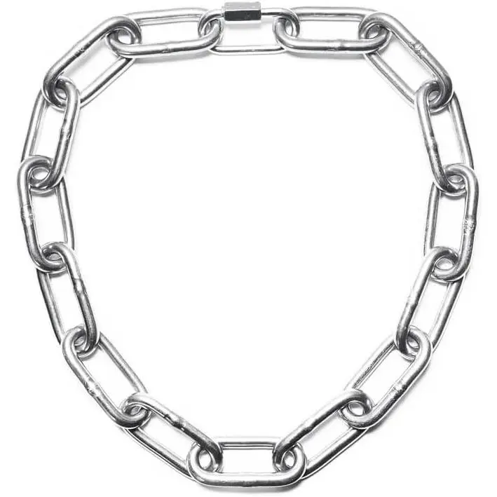 Men's Heavy Duty Quee Goth Grunge Chunky Necklaces Punk Stainless Steel Alternative Industrial  Choker Link Chain For Women