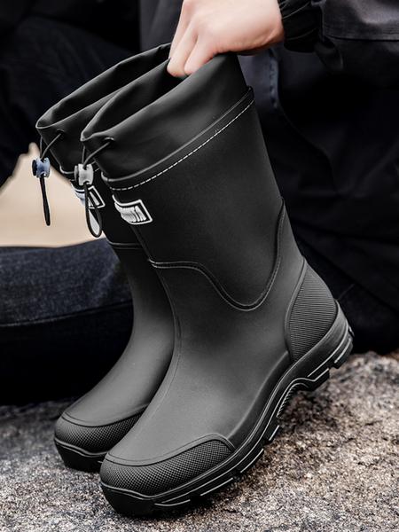 Men's & Women's High-Quality Anti-Slip Rain Boots with Cuff, Waterproof Kitchen Shoes, Garden Shoes, Motorcycle Boots, Fishing Shoes, Slip Resistant Boots, Waterproof Outdoor Footwear