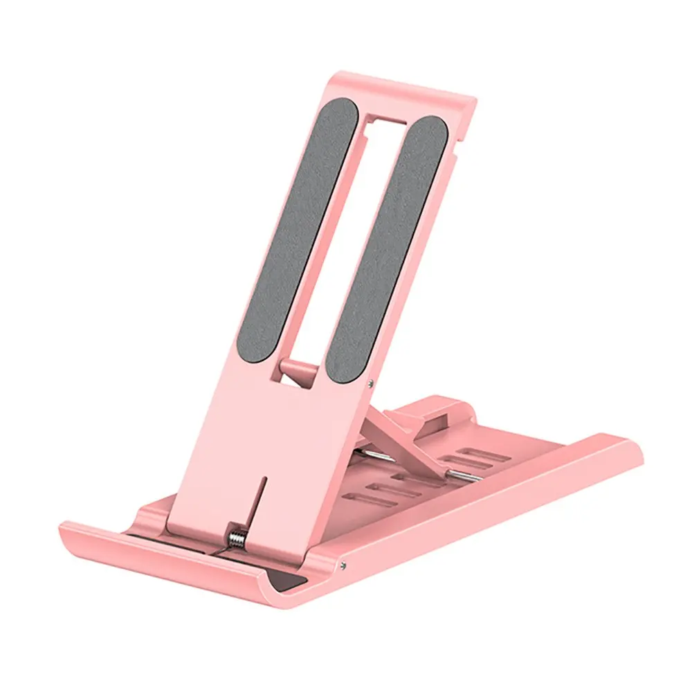 Adjustable Phone Holder for Bedside Table, Multi-Functional Foldable Mount for Phones & Tablets, Ideal for Live Streaming