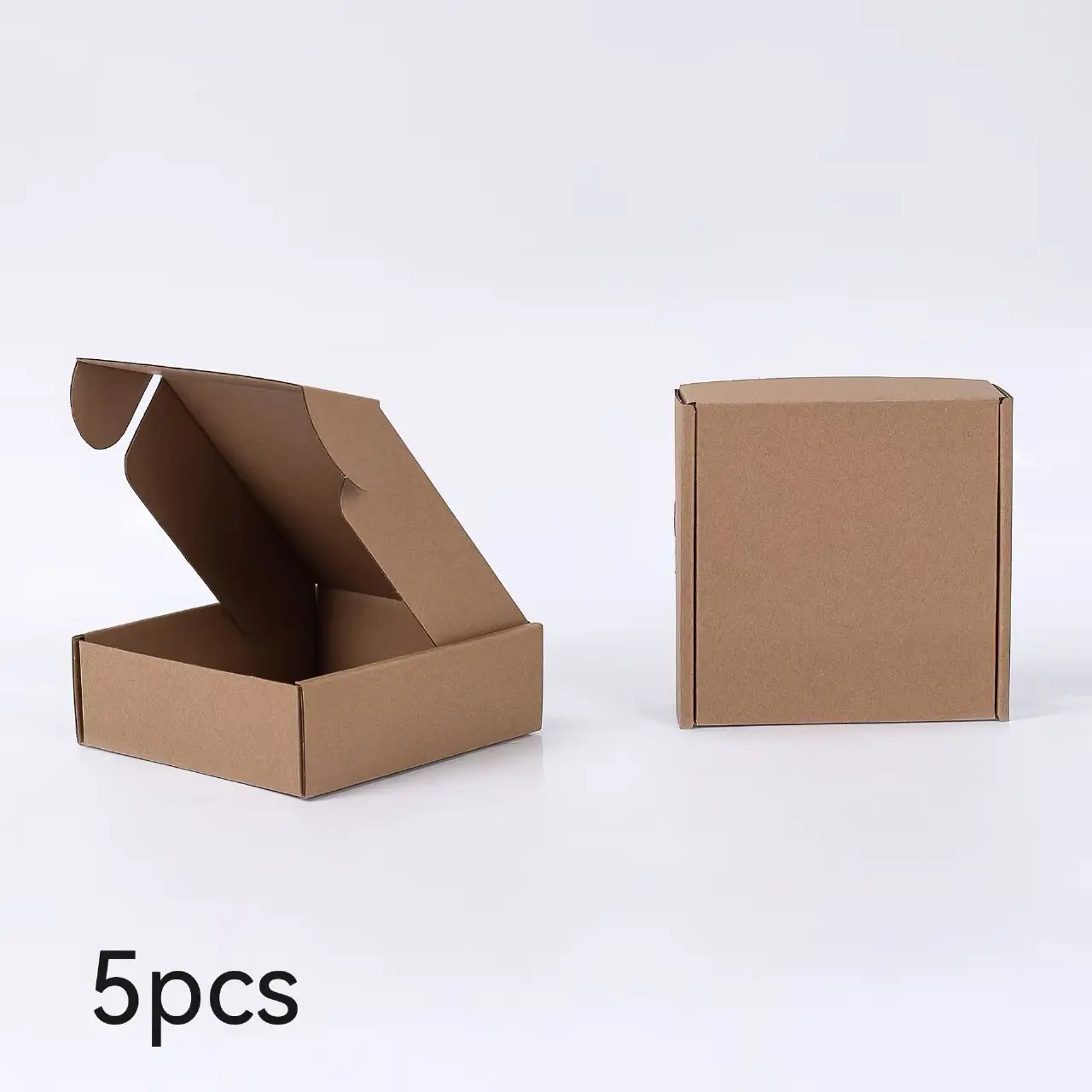 5pcs Durable Cardboard Boxes, Multiple Colors Available, Shipping & Packaging Boxes, Ideal for Small Business, Gift Boxes for Presents, Corrugated Paper Boxes