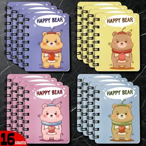 16 counts small spiral notebook pocket notebook (80sheets) lined or blank little notebook small notebook cute mini notebook mini spiral notebook pocket notepad