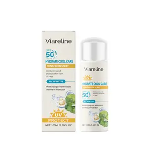 Refreshing Sunscreen Spray, UV Protection, Non-Greasy, Moisturizing, Locks in Hydration, Gentle Facial Defense