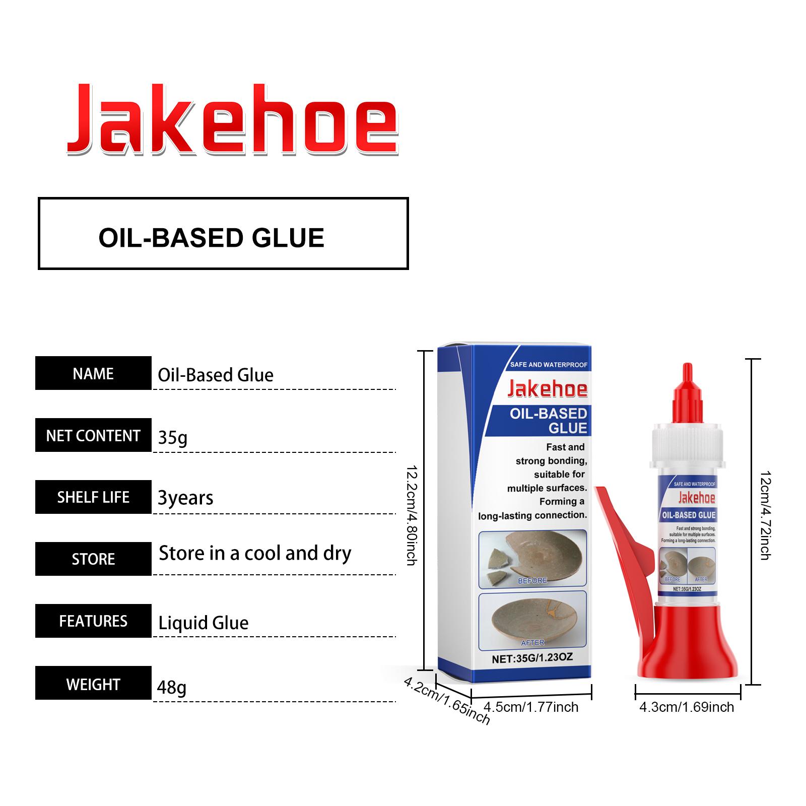 Jakehoe Welding Adhesive Glue Liquid Adhesive Patch Seamless Waterproof Multifunctional Oil-Based Transparent Welding Adhesive