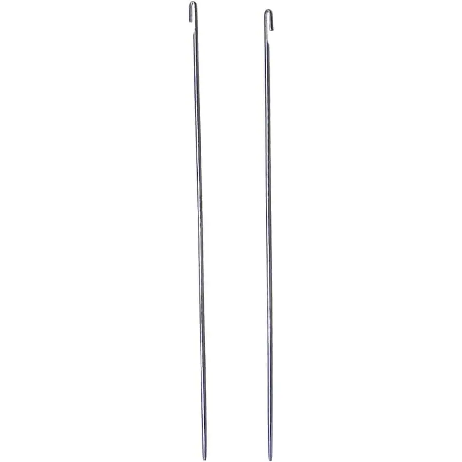 2 count Metal Beading  Set, Steel  Bead  Threader,Metal Beading  Bead Crochet Hooks Beaded  Steel  Bead  Threader  Making Tools