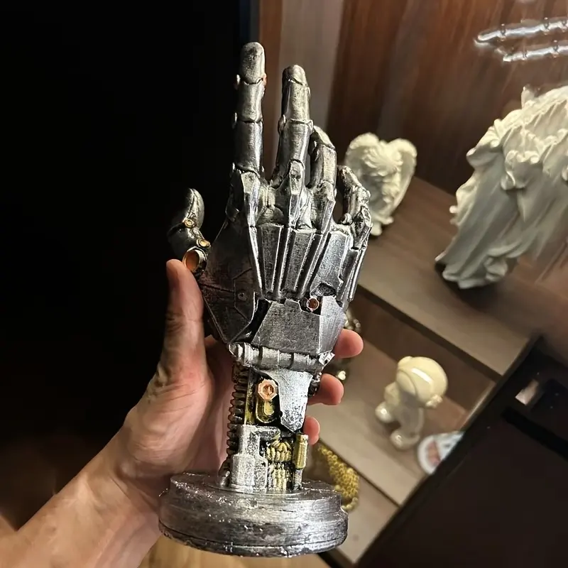 Cool Mechanical Hand Controller Holder, Perfect Gamer Desk Decor, Desk Accessory