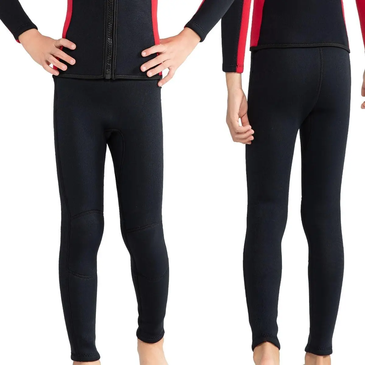 3mm Neoprene Wetsuit Pants, Warm Thermal Bottom for Cold Water, Suitable for Swimming, Scuba Diving and Snorkeling