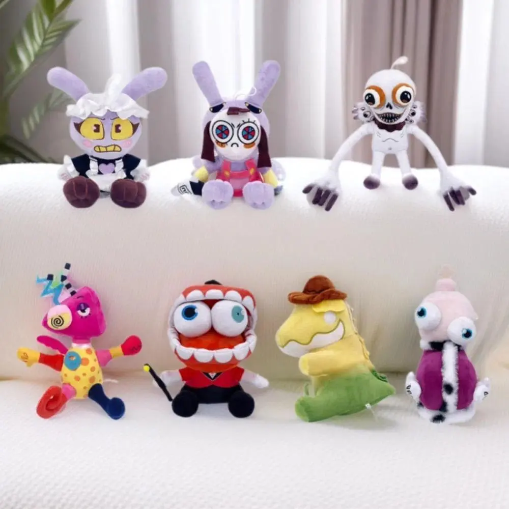 2026 New The Amazing Digital Plush Toys Amazing Circus Clown Rabbit Plush Dolls Periphery Stuffed Toys Kids Adults Gift