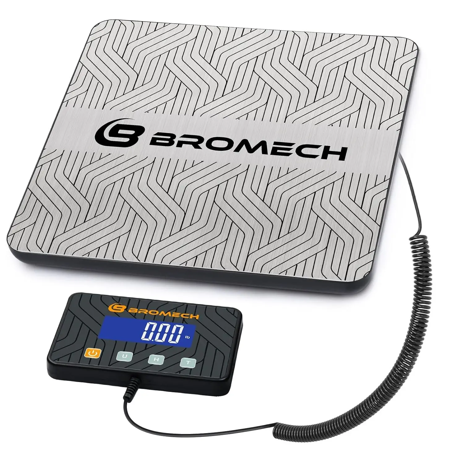 440lb Heavy Duty Digital Postal Scale for Shipping Packages High Accuracy 0.35oz W/Separate Display Type-C Charging for Small Business Warehouse Luggage Home Pet