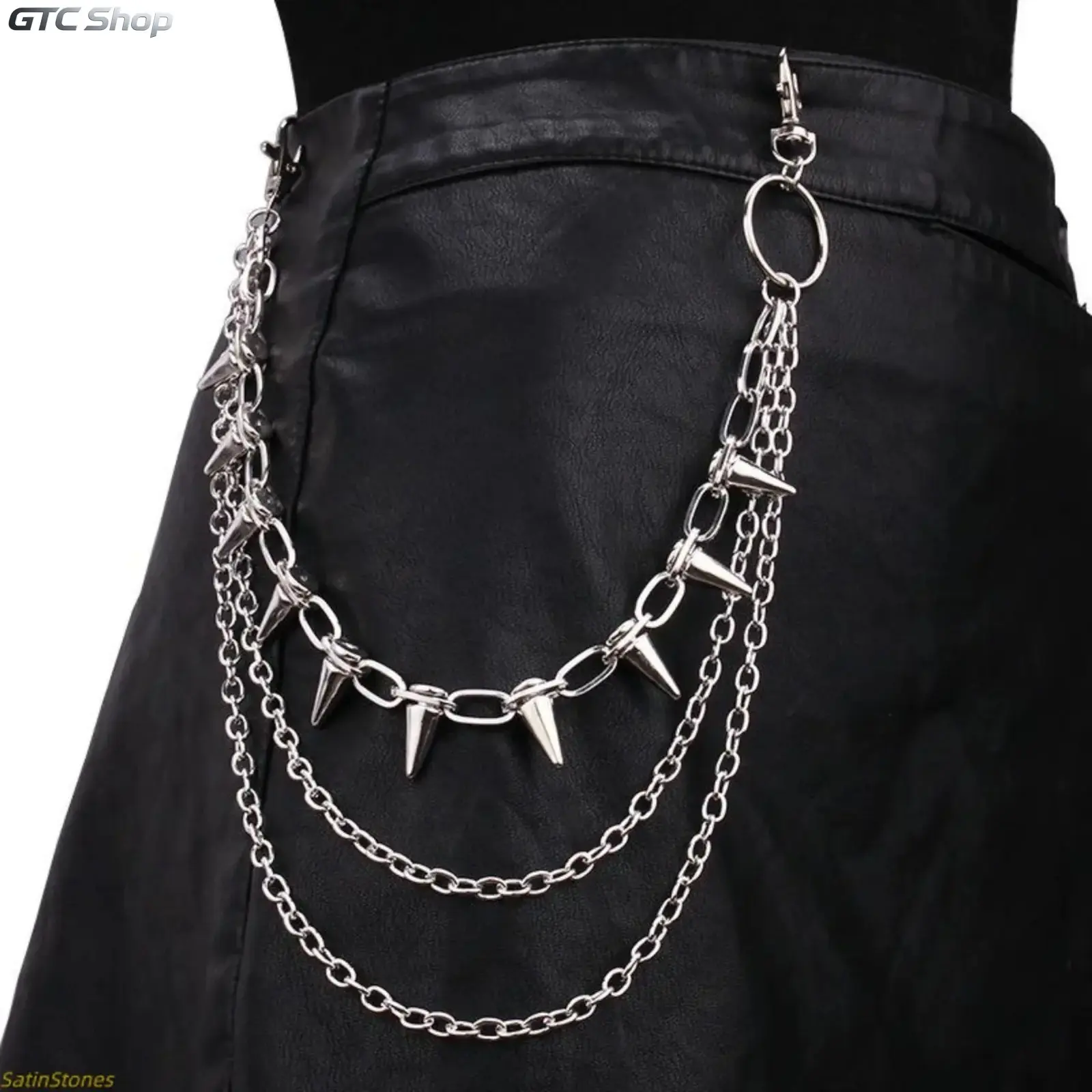 2026 Trending Style: Hip-Hop, Punk, Rock & Metal Pant Chain — Unisex Waist Chain, Keychain, Wallet Chain, and Denim Accessory — Gender-Neutral Hip-Hop Jewelry Gift