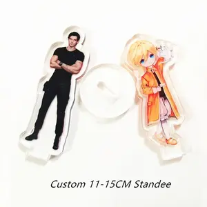 Customize Transparent Acrylic Standees Personalizable HD Anime Custom Desktop Decoration Standing Accessories Cartoon Stand Sign