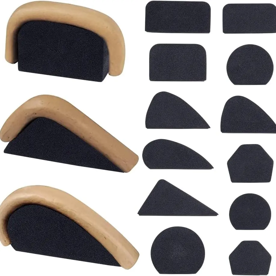 Pottery Mug Handle Molds, Tumblers Cups Handle Molds, Mixed Shapes Mixed Sizes Mug Handle Forms Moulds for Handmade Mug Business Shop Clay Pottery Ceramic Mug Handle Making Tool