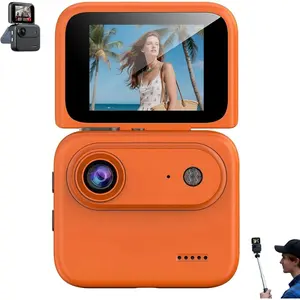 Y360 1080P Action Camera, 2.0 Inch Flip Screen, 143Wide Angle Lens, Anti-Shake, 6 Hours Battery Life, Quick Charge, Outdoor Adventure