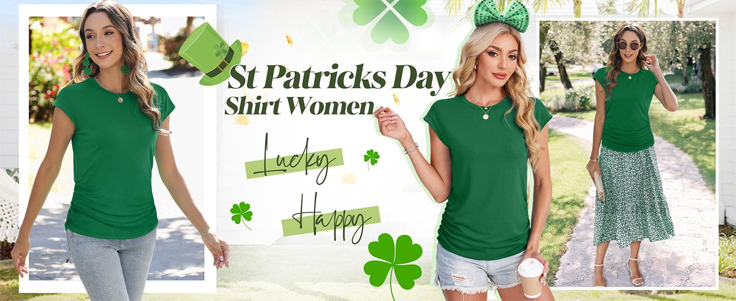 WIHOLL Womens Summer Tops Trendy 2025 Ruched Cap Short Sleeve Tshirts Shirts Crew Neck T Shirts Fashion