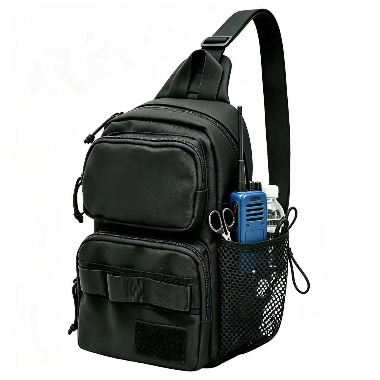 Unisex Chest Bag, Multi-Functional Outdoor Sports Shoulder Crossbody Bag, Nylon Sport Chest Bag, Multifunctional Sling Bag, Ideal for Hiking and Running