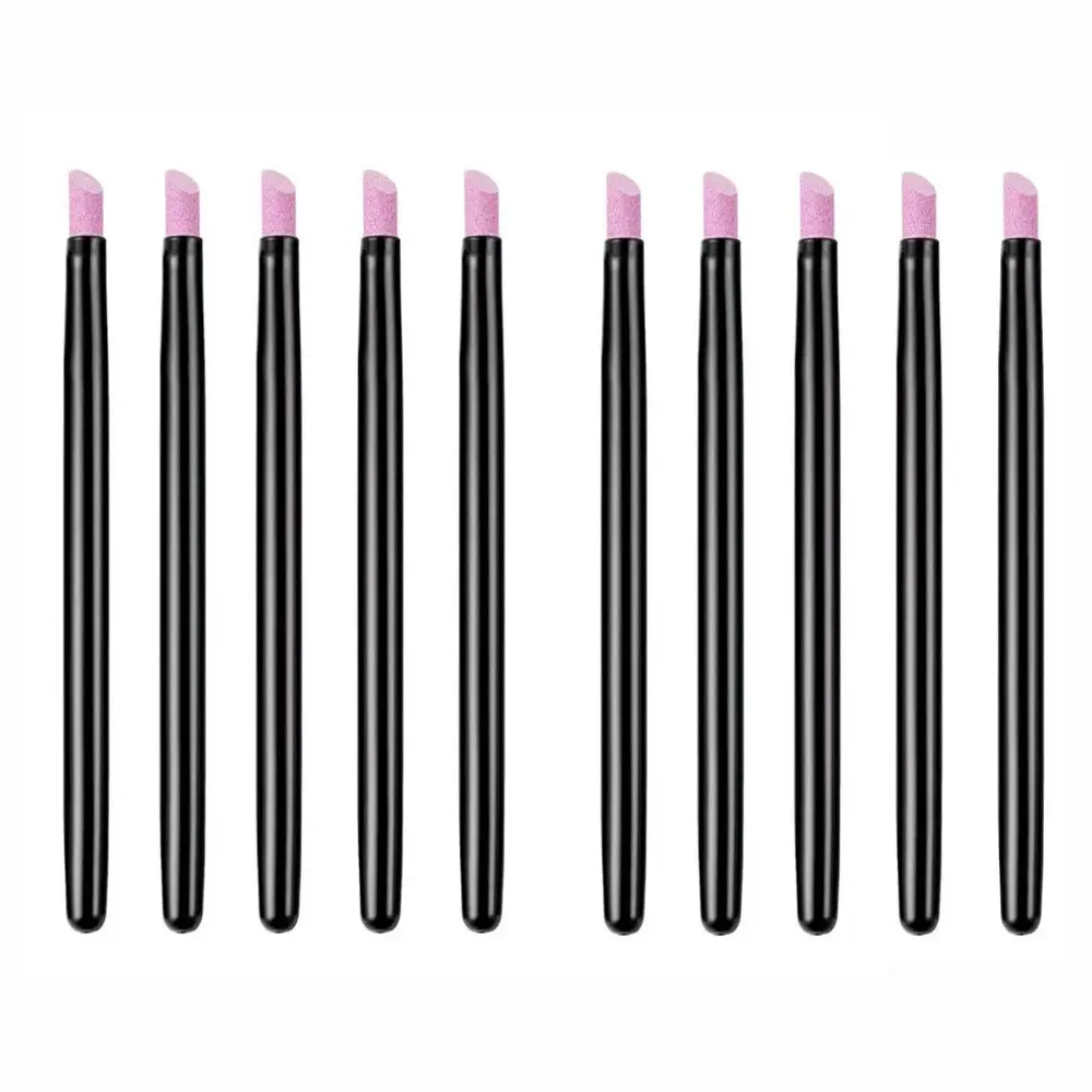 10pcs Quartz Nail Skin Grinding Pen, Cuticle Remover Trimmer, Dead Skin Remover, Nail Polish Manicure Stick, Nail Files, Manicure Tool