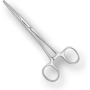 16cm Stainless Steel Professional Hemostat Fishing Forceps - Fishing Equipment for Fly Fishing Unhooking, Jewelry Work, Dog Ear Hair Grooming