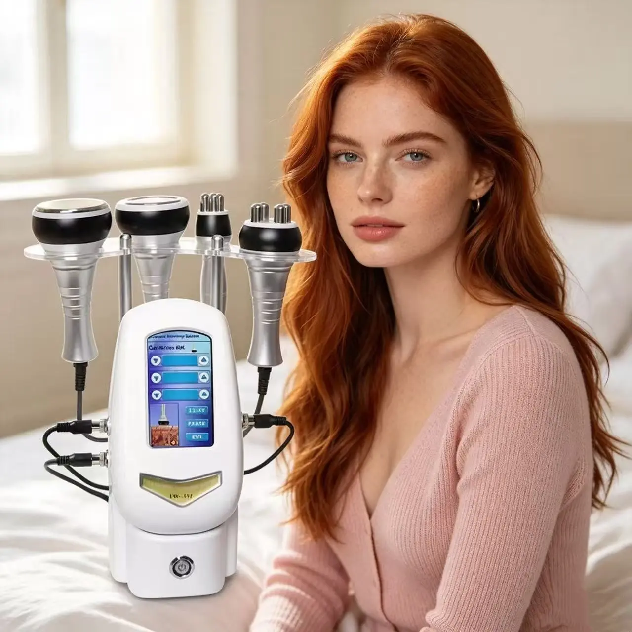 Us Plug Interchangeable Handle Body Shape Massager, Home Personal Beauty Relaxation Program, New Model Lw-102, 100-240v Power Consumption