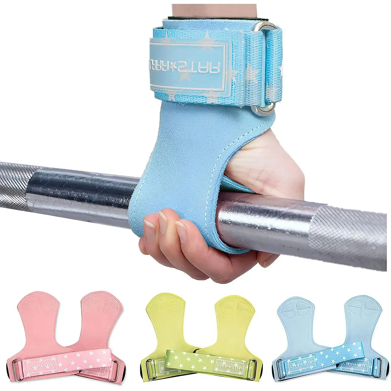 Weight Lifting Wrist Straps for Maximum Grip Support,Lifting Strap for Weightlifting, Gym Grips Hook for Deadlifts, Powerlifting, Heavy Shrug Women/Men
