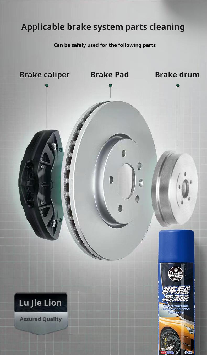 Automotive Brake Cleaner - Effectively Removes Oil Stains from Vehicle Brake System Grease Remover Heavy Duty Degreaser