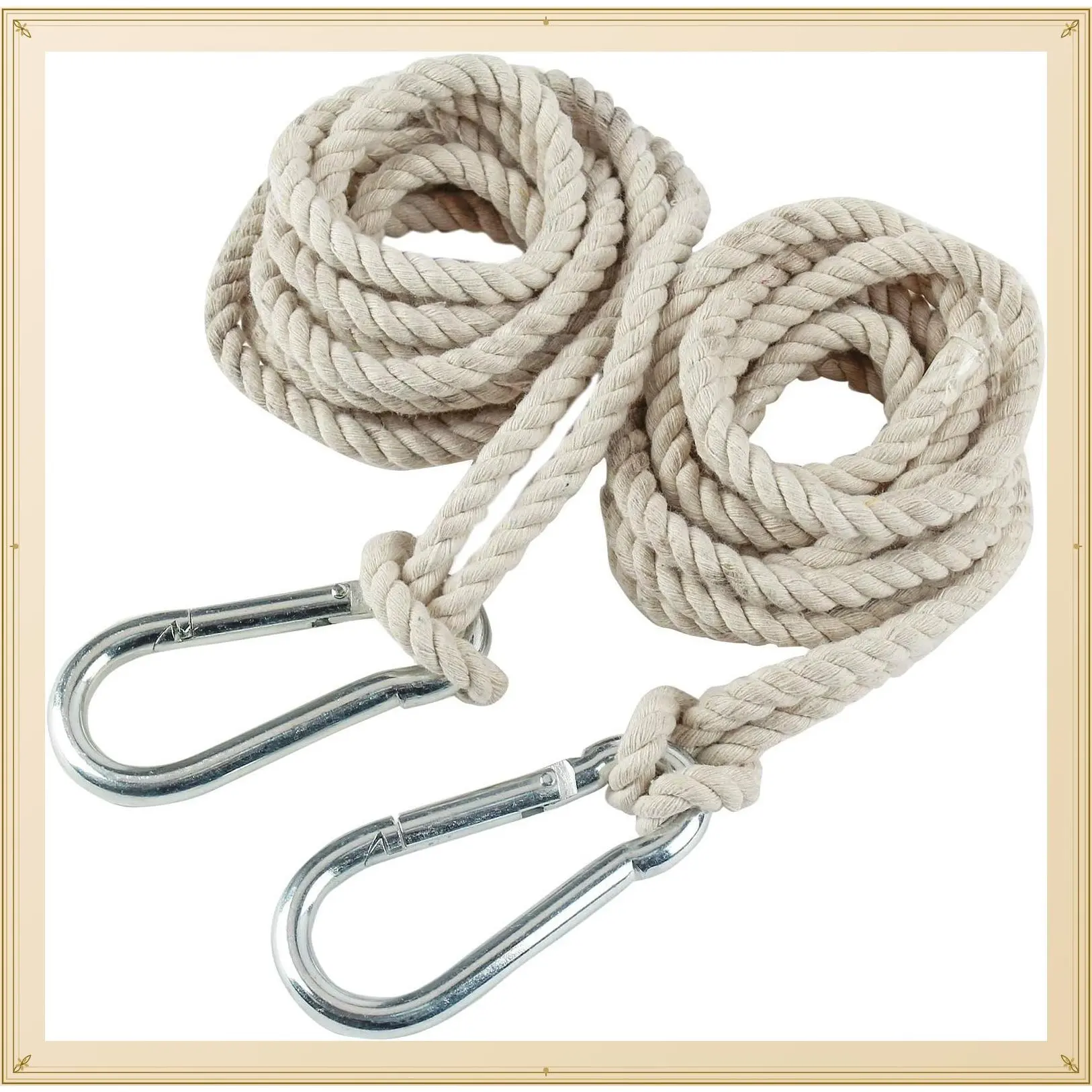 13FT Hammock Hanging Straps with Carabiner Hooks, Indoor Outdoor Use | Easy Quick Installation for Hammock, Tree Swing, Tire Swing, Camping, Backyard, Playground Daily UseGift