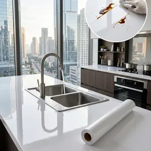 Self-adhesive Countertop Sticker, High Temperature Resistant Countertop Decal, Waterproof & Oil-proof Countertop Sticker for Kitchen, Bathroom, Desk, Cabinet