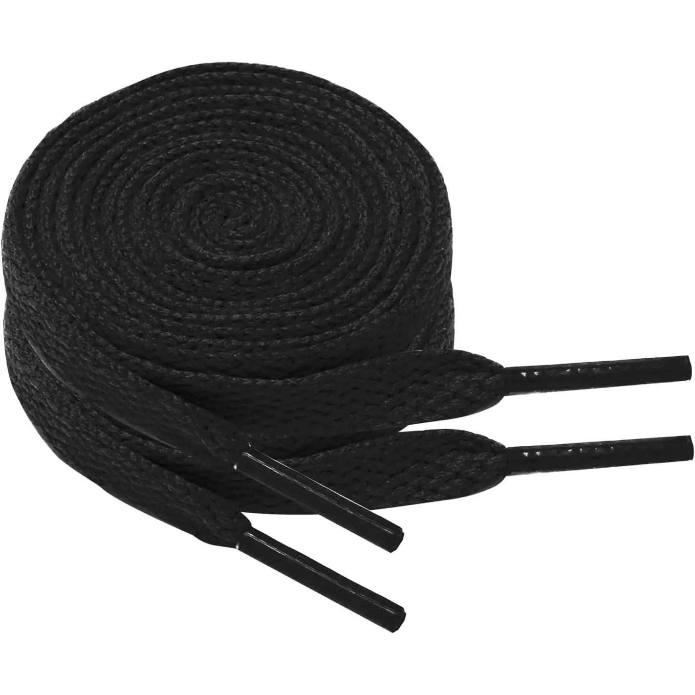 2 Pair Flat Replacement Shoelaces - Vibrant, Thick Fabric, Secure Fit Athletic Boot Strings for Sneakers, Running Shoes, Kids & Adults