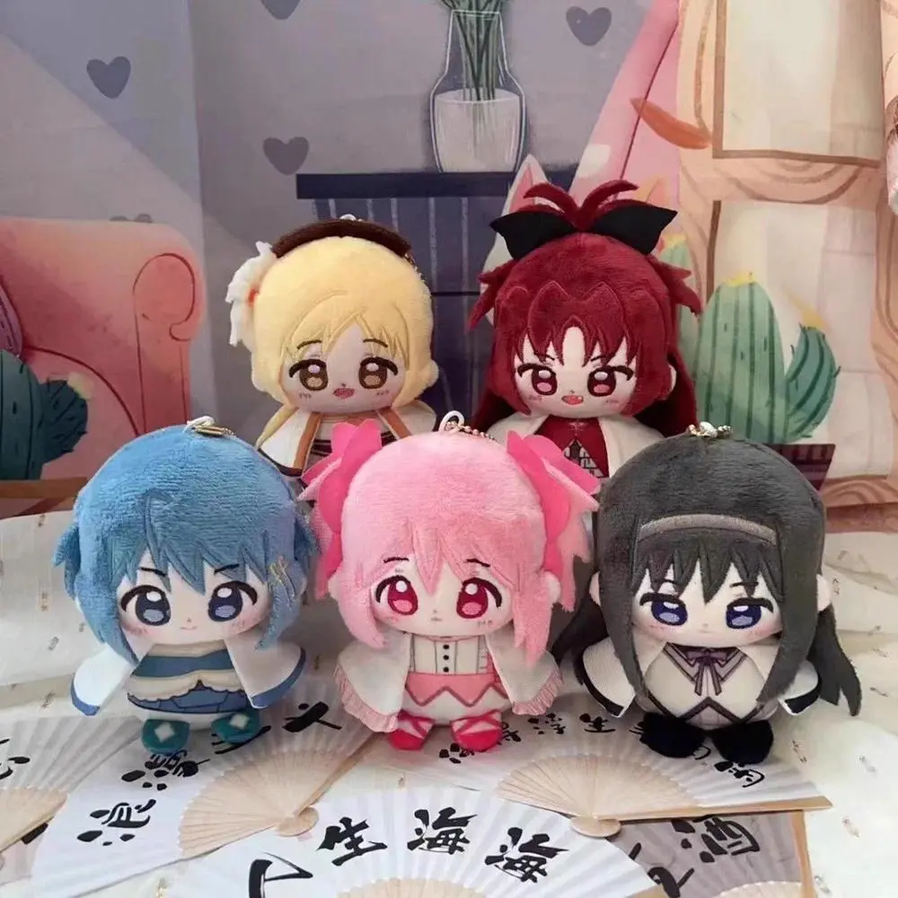 2026 hot itemPuella Magi Madoka Magica Plush Sakura Kyoko Kaname Madoka Tomoe Mami Cartoon Anime Figure Stuffed Doll Backpack Pendant Popular toys