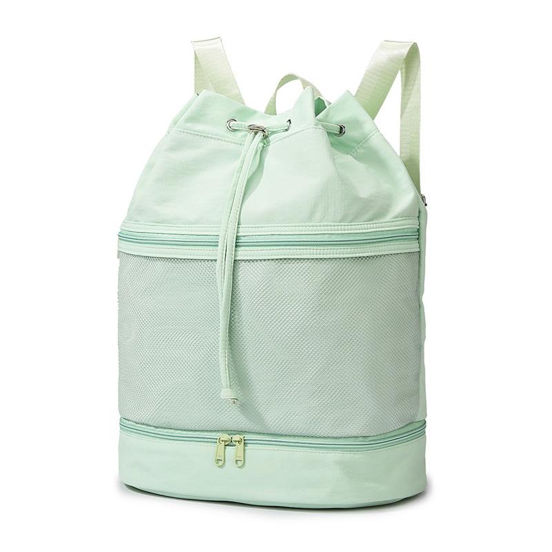Dry and wet separation swimming fitness bag women's outdoor sports drawstring backpack large capacity sports mountaineering travel bag Dry and wet separation swimming fitness bag women's outdoor sports drawstring backpack large capacity sports mountaineering travel bag