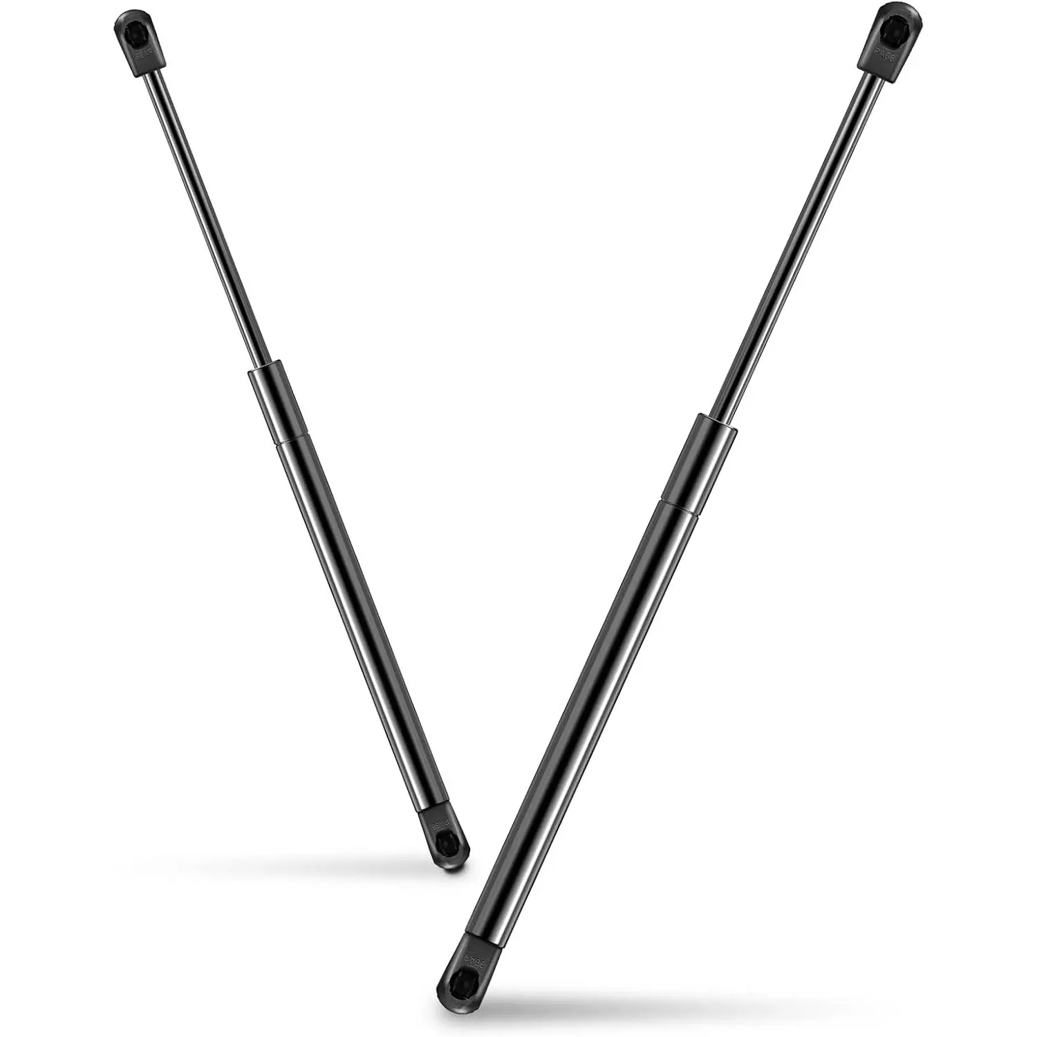 Pair Pack 15.3in Long Gas Strut Spring Lift Support, 21577-003 Extended Length EZ Install Replacement Parts for Leer A.R.E Snugtop Pickup Camper Shell Rear Window Truck Topper Cap Canopy Accessories