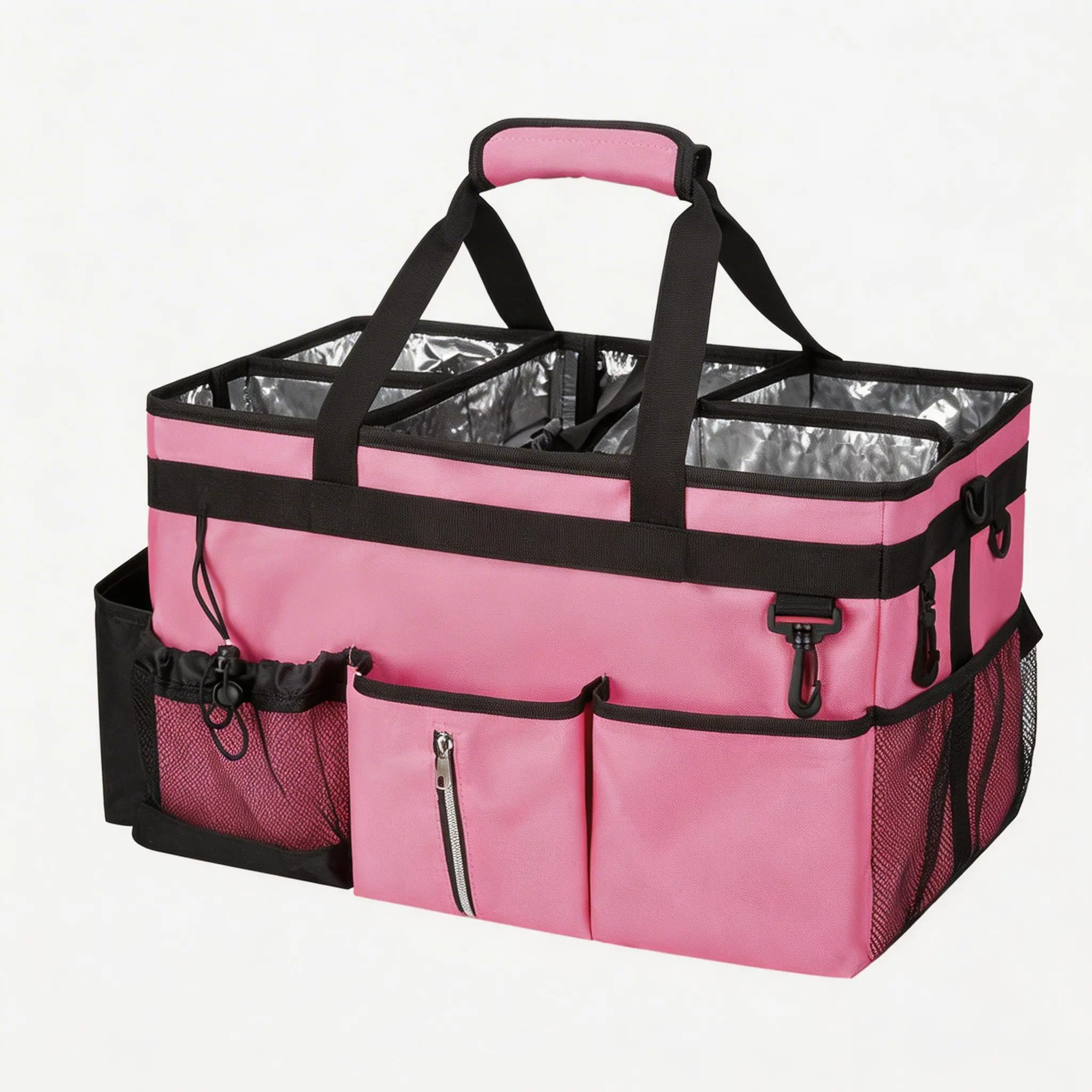 Heavy Duty Oxford Tool Bag 17 Inch – Multi-Pocket Organizer Tote, Waterproof, Adjustable Shoulder Strap, Padded Handle, Portable Tool Storage for Electricians, Carpenters, Plumbers, Mechanics, Handymen