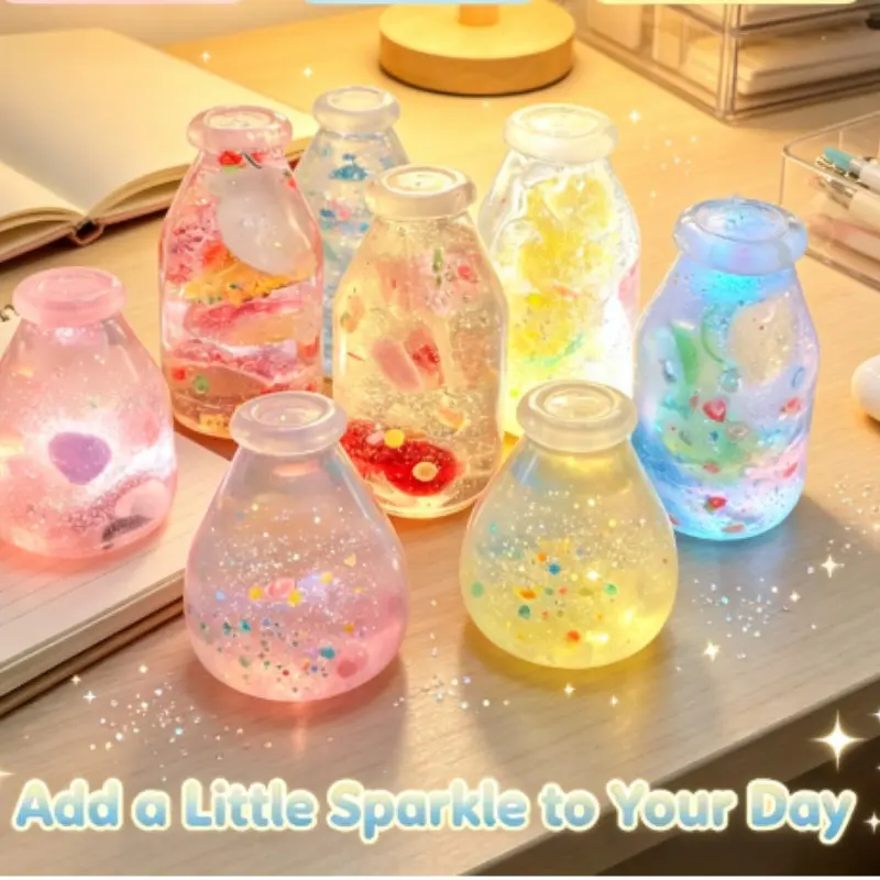 New Malt Sugar Drift Bottle, Cross-Border Bestseller, Stress Relief Slow Rebound Toy, Fun Squeeze Game, Ideal Gift for Relaxation
