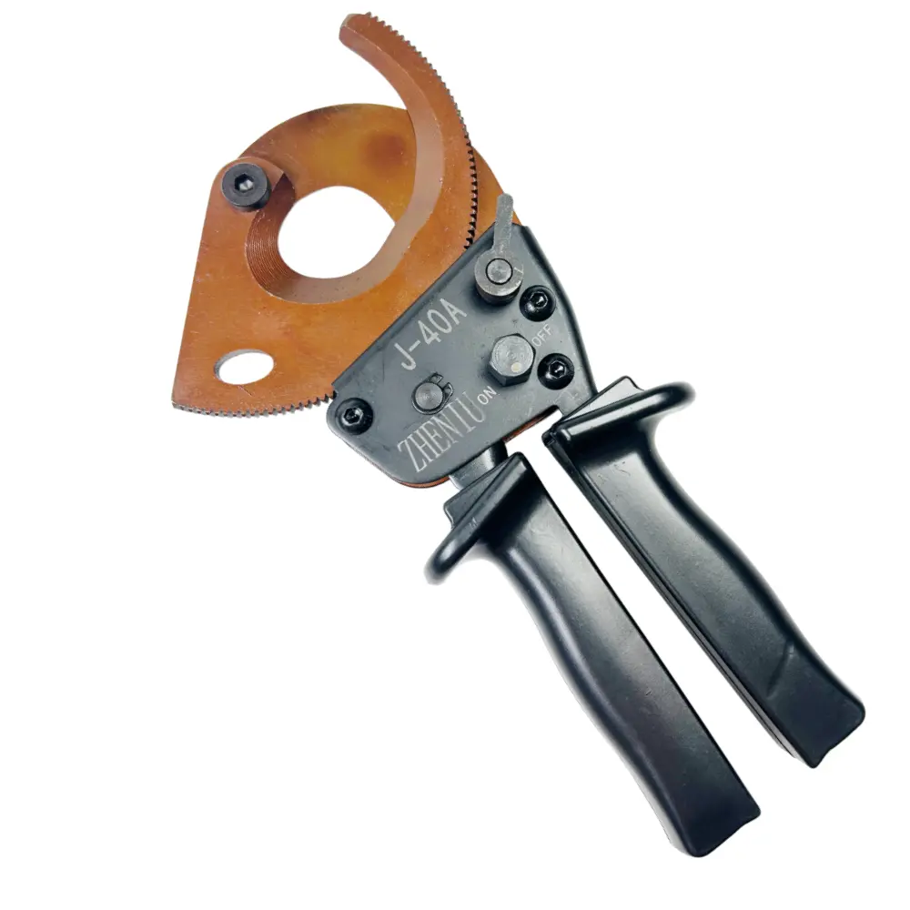 ZHENIU Power Construction Machines and Tools for Cable Hand Ratchet Cable Cutter J40A