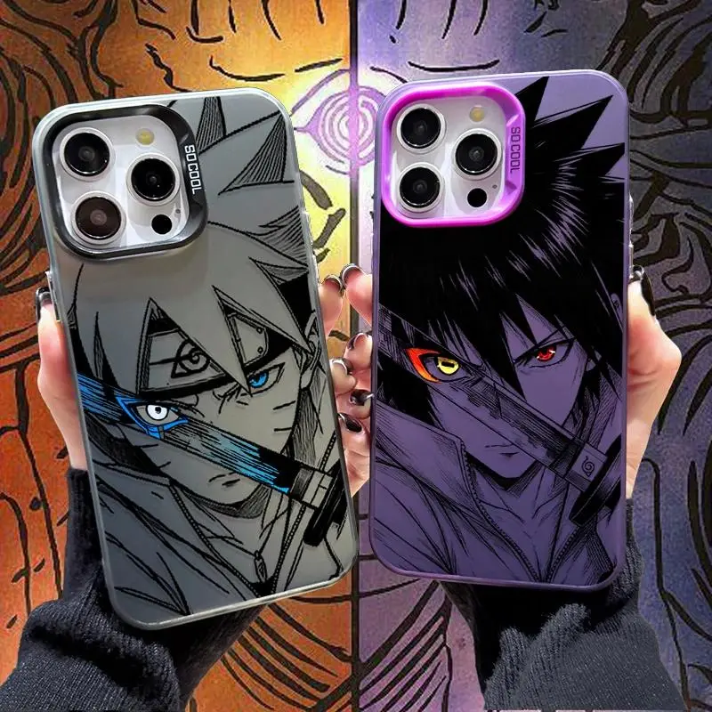 Anime Naruto Silicon TPU Customized Air Matte Phone Case - Compatible with iPhone 17,16,15,14,13,12,11, Pro, Pro Max, Plus - Mobile Phone Accessory