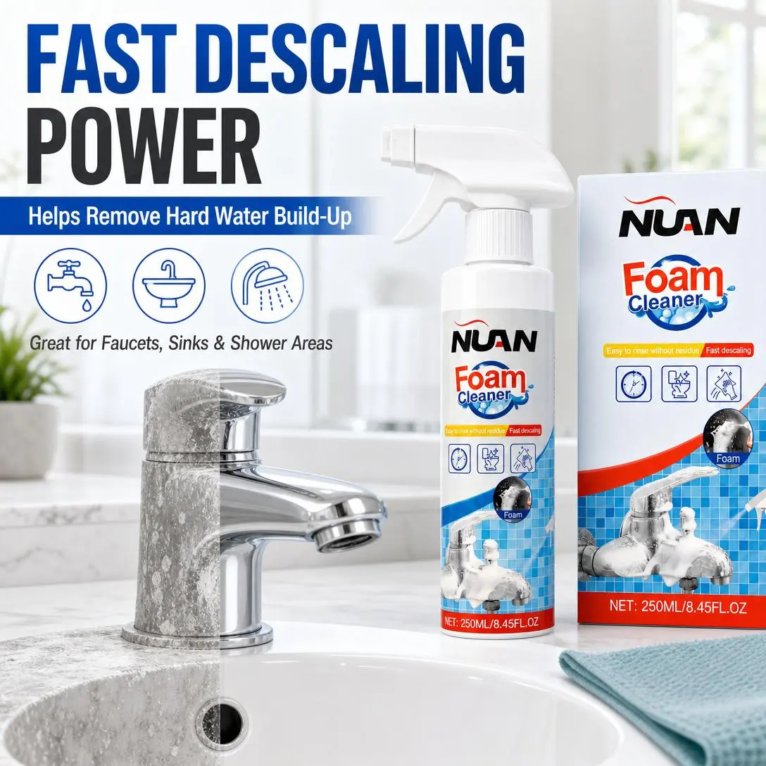 Multi-Surface Foam Cleaner – Ideal for Tubs, Showers, and Bathroom Surfaces!