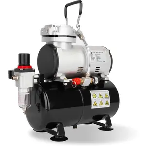 Compressor, High-performance Single- Oil-free Mini Compressor AS186 with 3L , Regulator,   for Hobby, Cake Decoration, , Automotive Graphic, Make-up