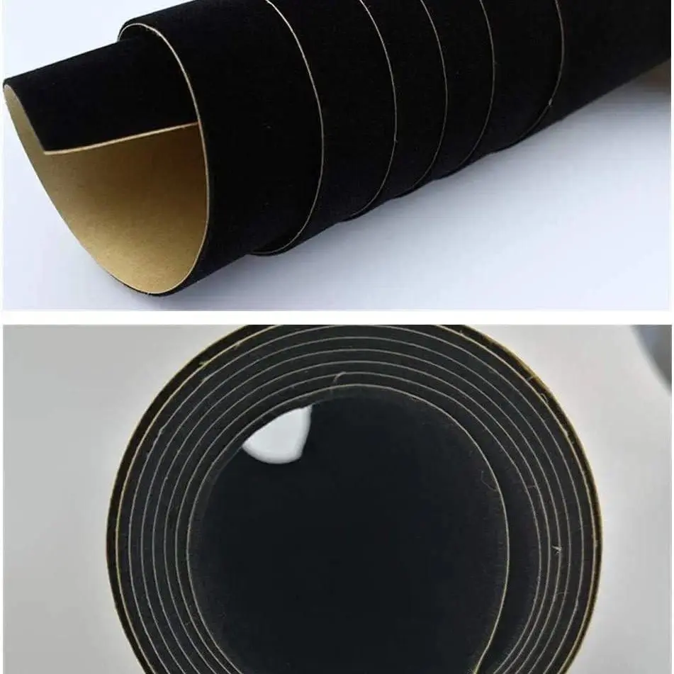 Yitape Car Interior Velvet Decal (10pcs), Self-Adhesive Elastic Fabric, Wear-Resistant, Suitable for Dashboard, Console, Furniture DIY Renovation