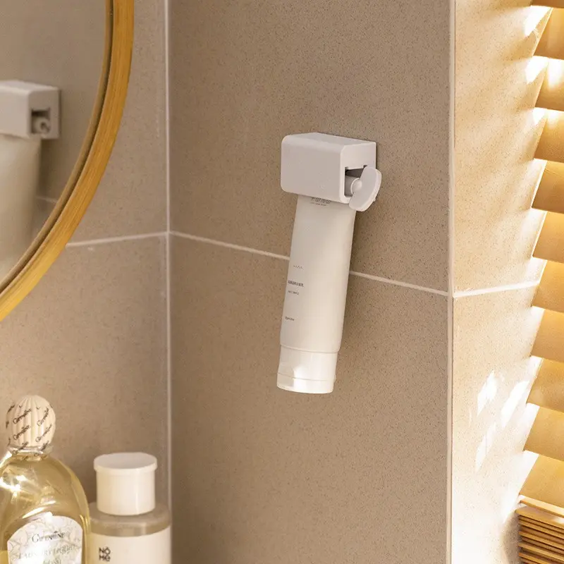Manual Toothpaste Squeezer, No Drilling Wall-Mounted Toothpaste Dispenser, Quick Toothpaste Squeezer, Bathroom Gadget, Casual Style, Bathroom Accessory