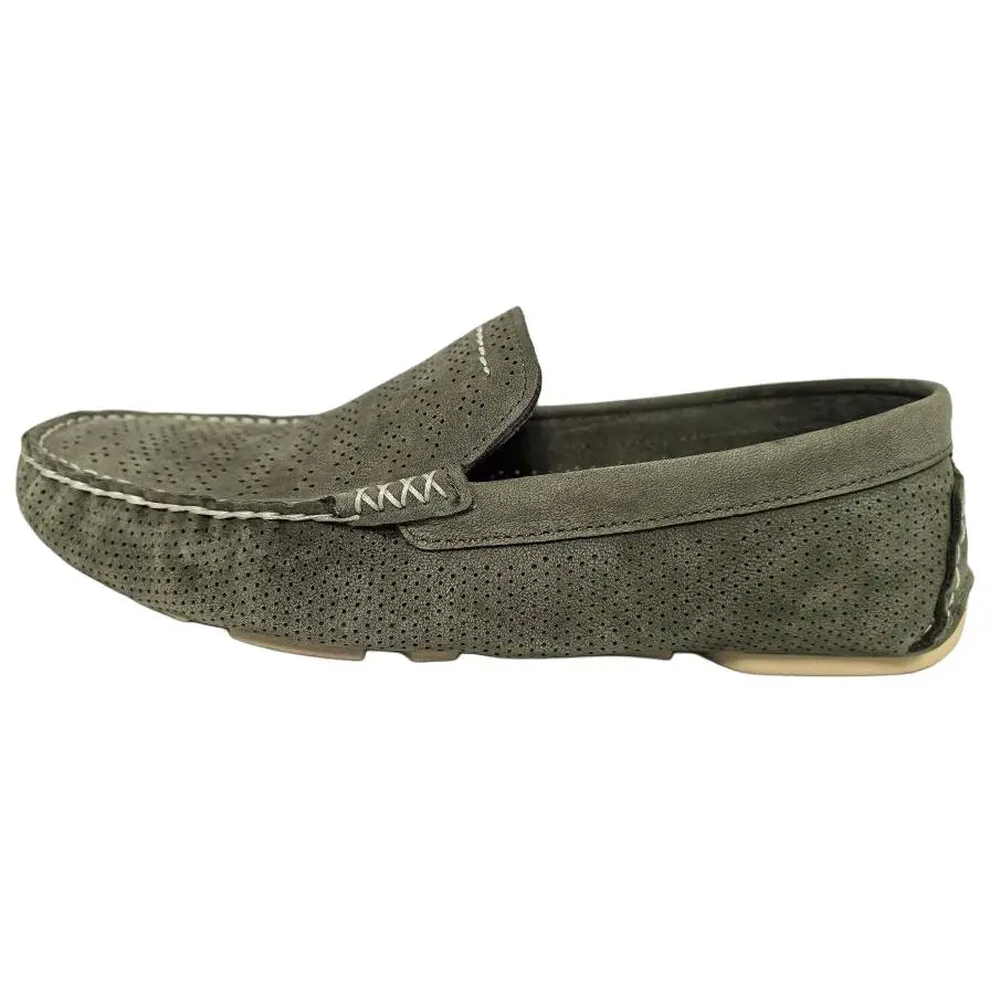 UGG Henrick Stripe Perf Slip-On Comfortable Loafers 1014642-MSG
