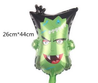 25Pcs Mini Halloween Pumpkin Ghost Foil Balloons Bat Skull Pumpkin Air Globos Kids Toys Horror Halloween Night Party Decorations