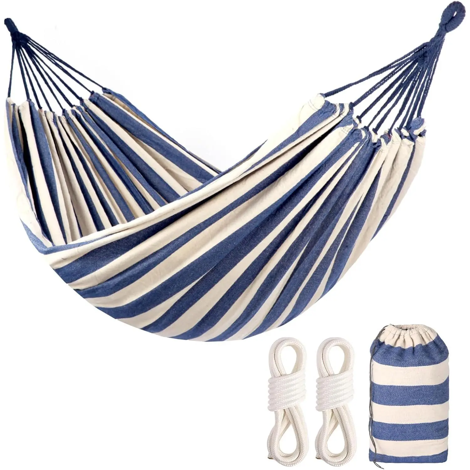 Camping Portable Hammock for Outdoor,450 lbs Weight Capacity | Compact and Portable|Only 2 Minutes to Install|Comfortable Fabric|Sturdy and durable|Carry Bag Included