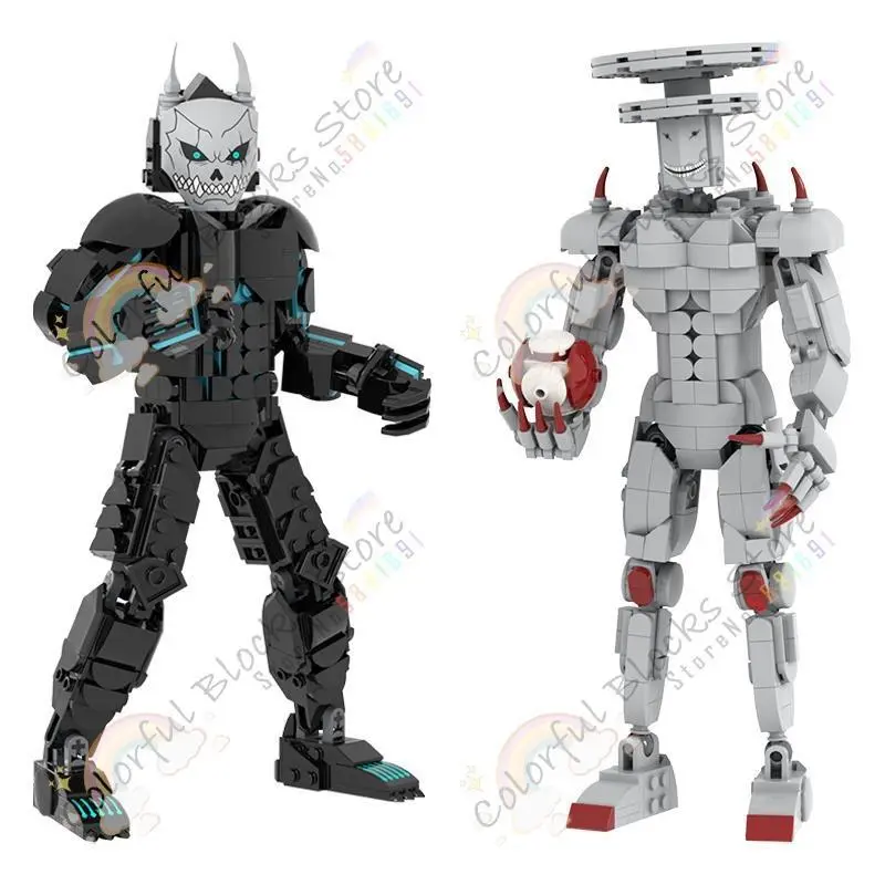2026 Hot selling toys Creative Series Anime & Manga Kaiju No. 8-No. 10 Monster Building Blocks, DIY Assembly Brick Toys with Bricks & Parts for Kids, Boosts DIY Assembly Fun & Promotes Creativity Internet-famous toy