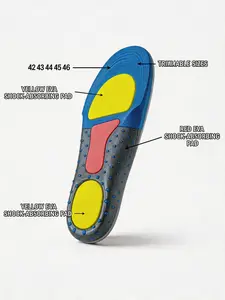 Unisex All-Season Corrective Insoles, Breathable Orthotic Inserts, Self-Adjusting Arch Support, Flat Foot Correction, Pain Relief